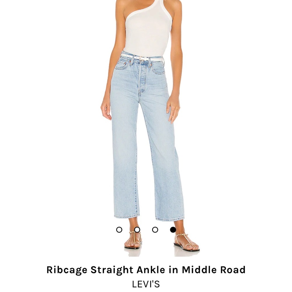 Revolve Levis Ribcage straight ankle jeans size 30